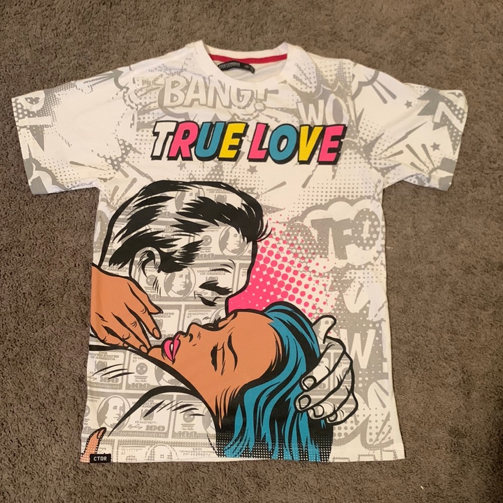 Men’s Contender Clothing True Love Shirt SZ S